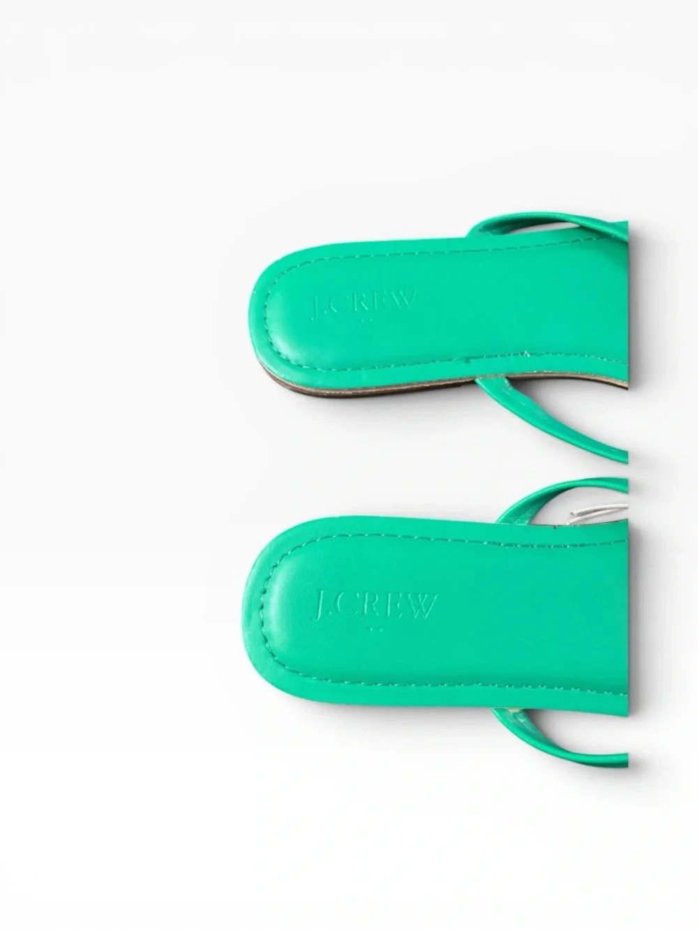 J. Crew‎ Women's Teal Slim-Strap Flip Flop Sandals
